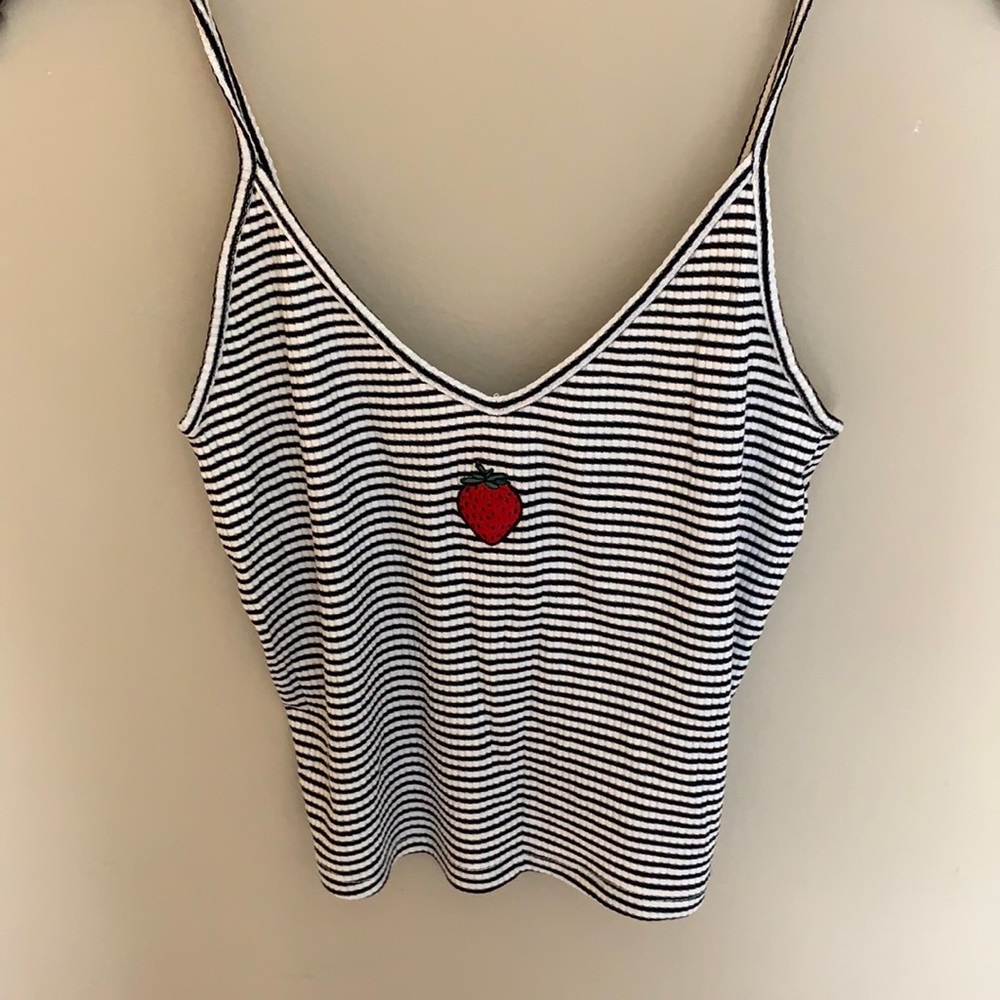 Strawberry crop top size Medium